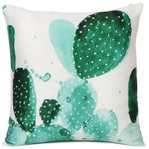 Oussum Home Decorative Cactus Digital Print Cushion Pillow Cover Pillow Case